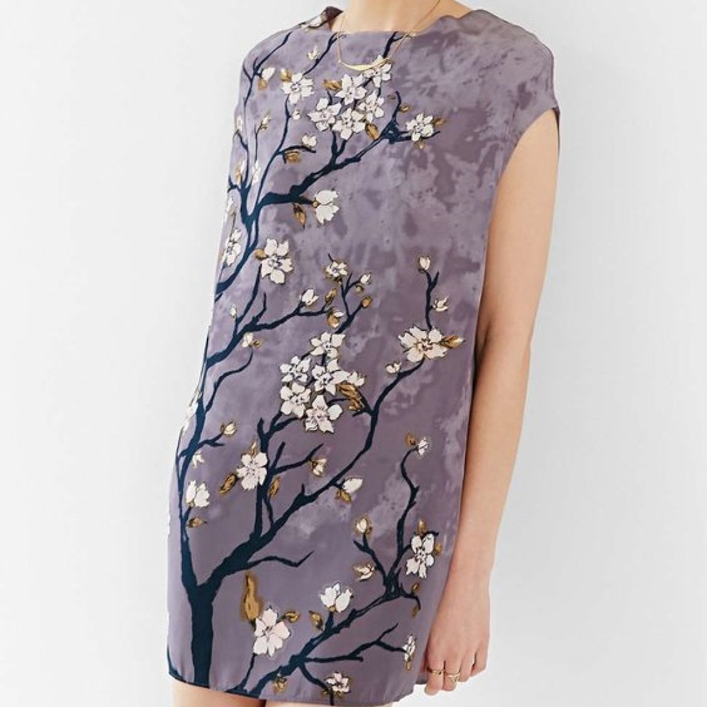 SOLD Kimchi Blue Cherry Blossom Muscle Tee Dress - Picture 1 of 5